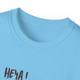 Pea Relaxing Tee — "Heya! It's A Long Time..." Funny Vegetable Graphic Shirt