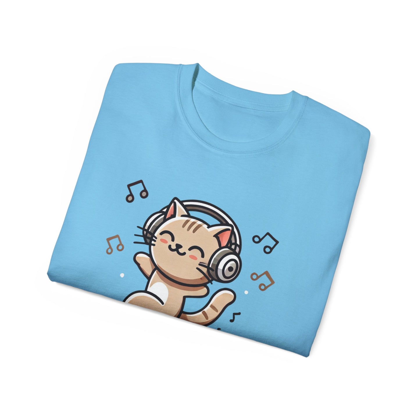 Meow It! Dancing Cat Headphones T-Shirt