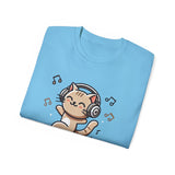 Meow It! Dancing Cat Headphones T-Shirt