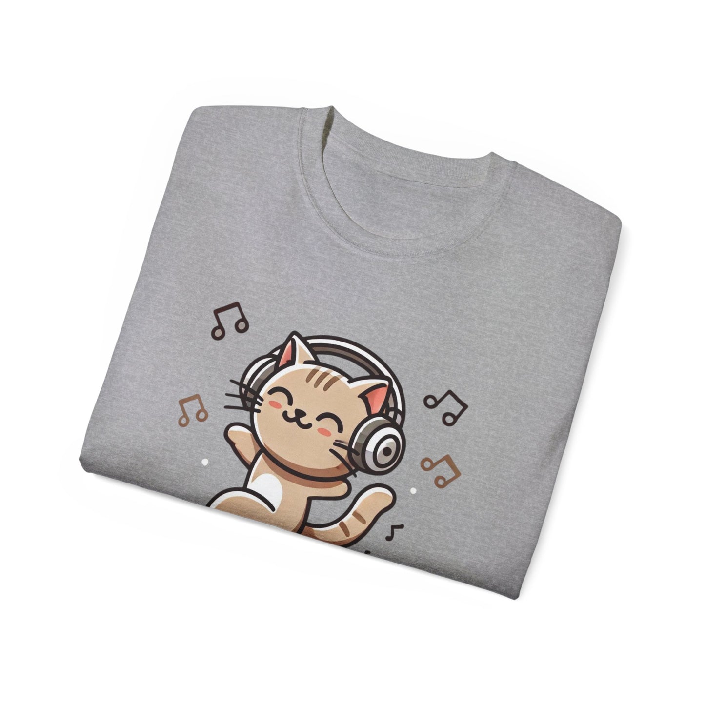 Meow It! Dancing Cat Headphones T-Shirt