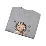 Meow It! Dancing Cat Headphones T-Shirt