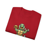 Turtle Fitness Tee — "Fun Today, Fit Tomorrow" Cute Workout Graphic Shirt