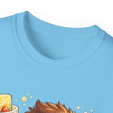 Cute Hedgehog Riding Bike T‑Shirt — Adorable Cartoon Animal Tee (With Teddy)