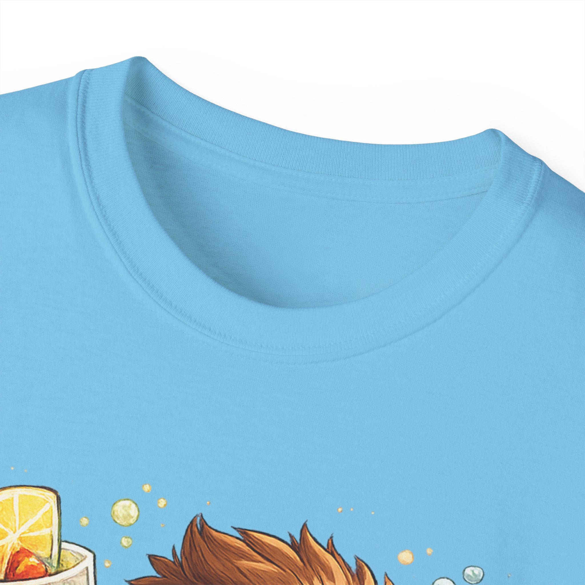 Cute Hedgehog Riding Bike T‑Shirt — Adorable Cartoon Animal Tee (With Teddy)