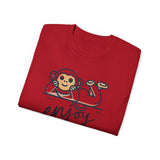 Enjoy Every Moment Tee — Cute Relaxing Monkey Graphic T-Shirt