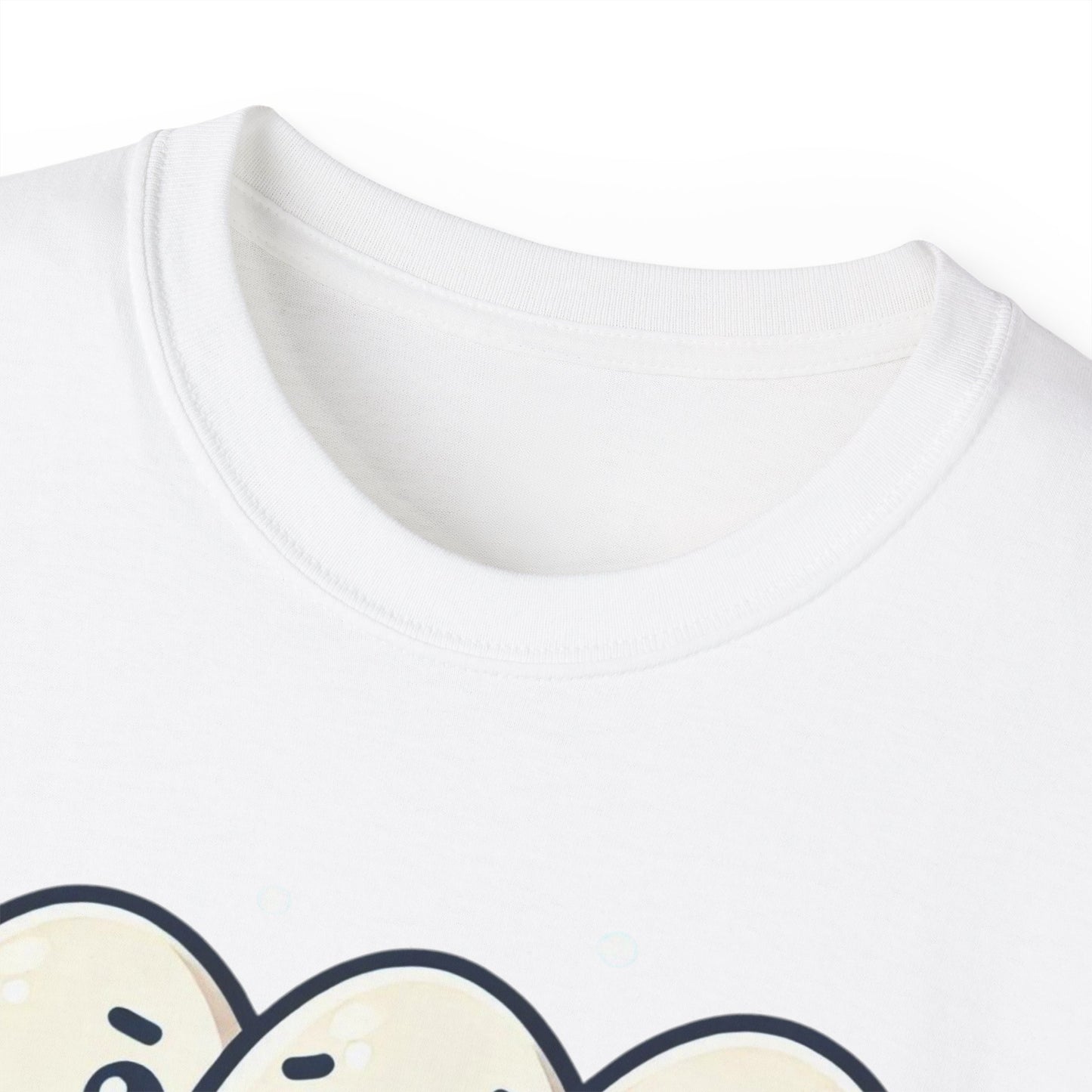 Cute Egg Friends T‑Shirt — "Good Vibes Only" Kawaii Tee