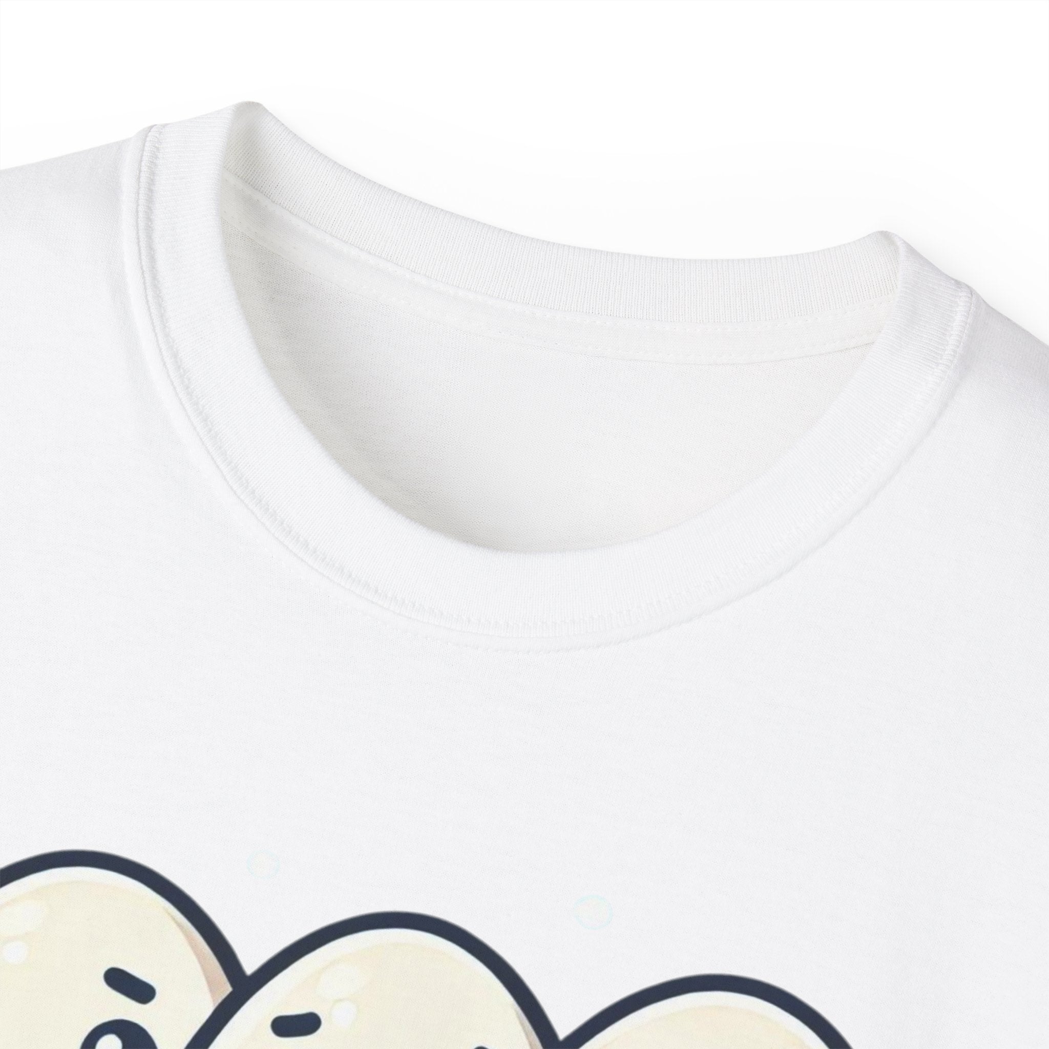 Cute Egg Friends T‑Shirt — "Good Vibes Only" Kawaii Tee