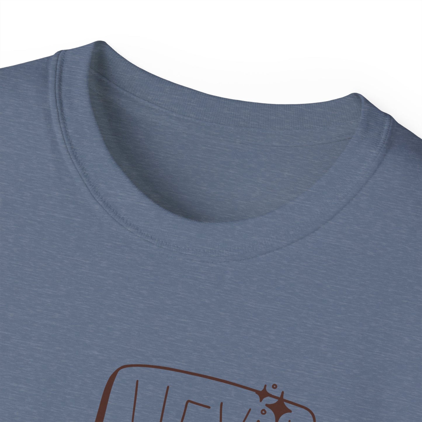 Coffee Bean Cartoon Tee — "Heya!" Cute Morning Coffee T-Shirt