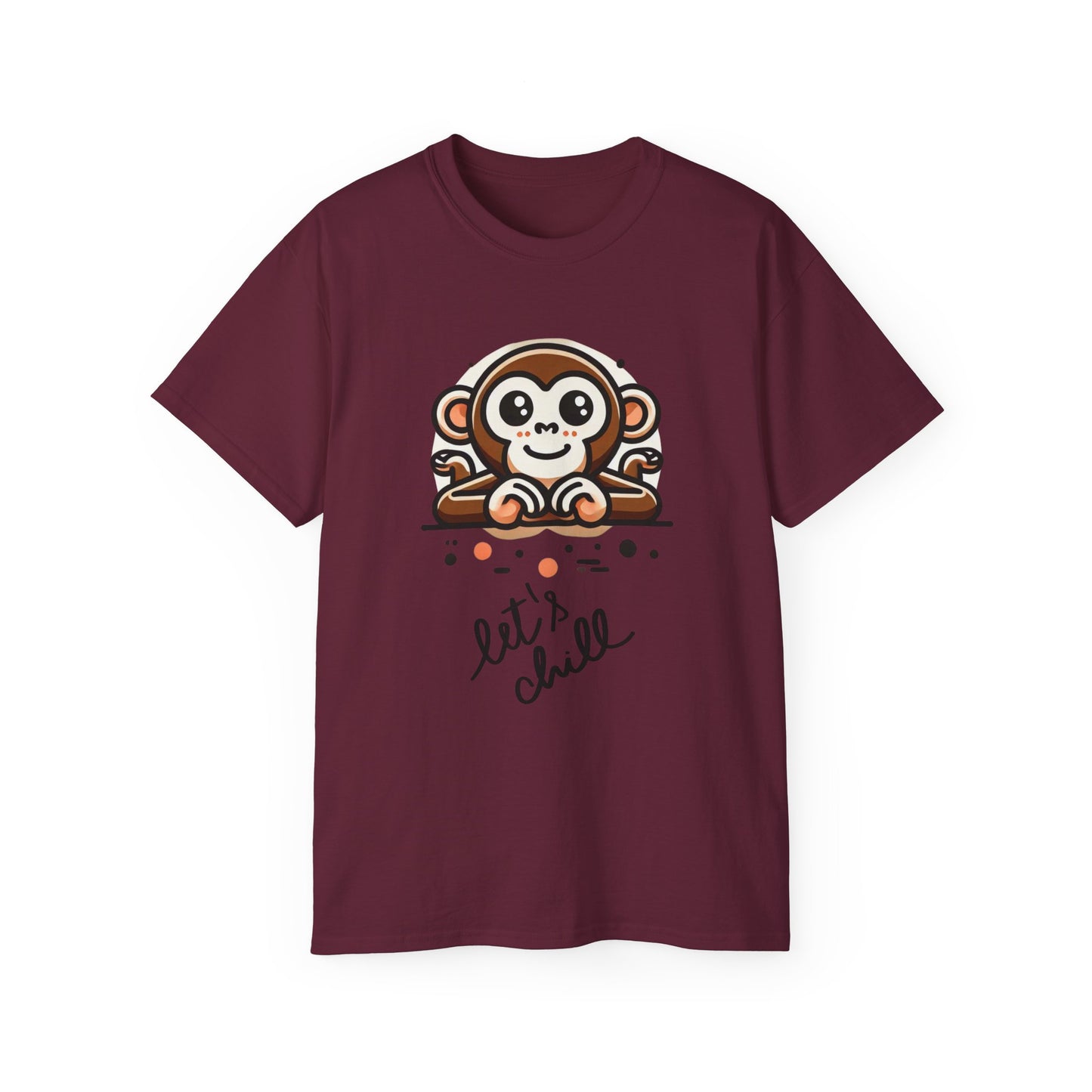 Let's Chill Monkey T-Shirt — Cute Relaxed Graphic Tee