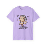 Meow It! Dancing Cat Headphones T-Shirt
