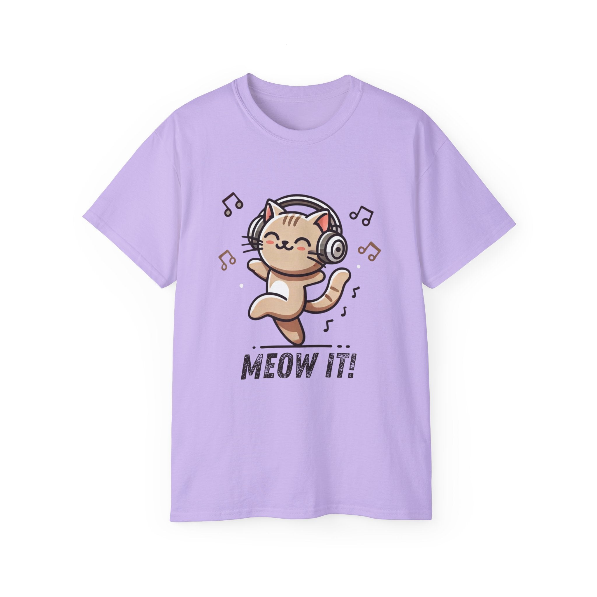 Meow It! Dancing Cat Headphones T-Shirt