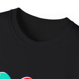 Cute Easter Egg Trio T‑Shirt — Colorful Cartoon Eggs Graphic Tee