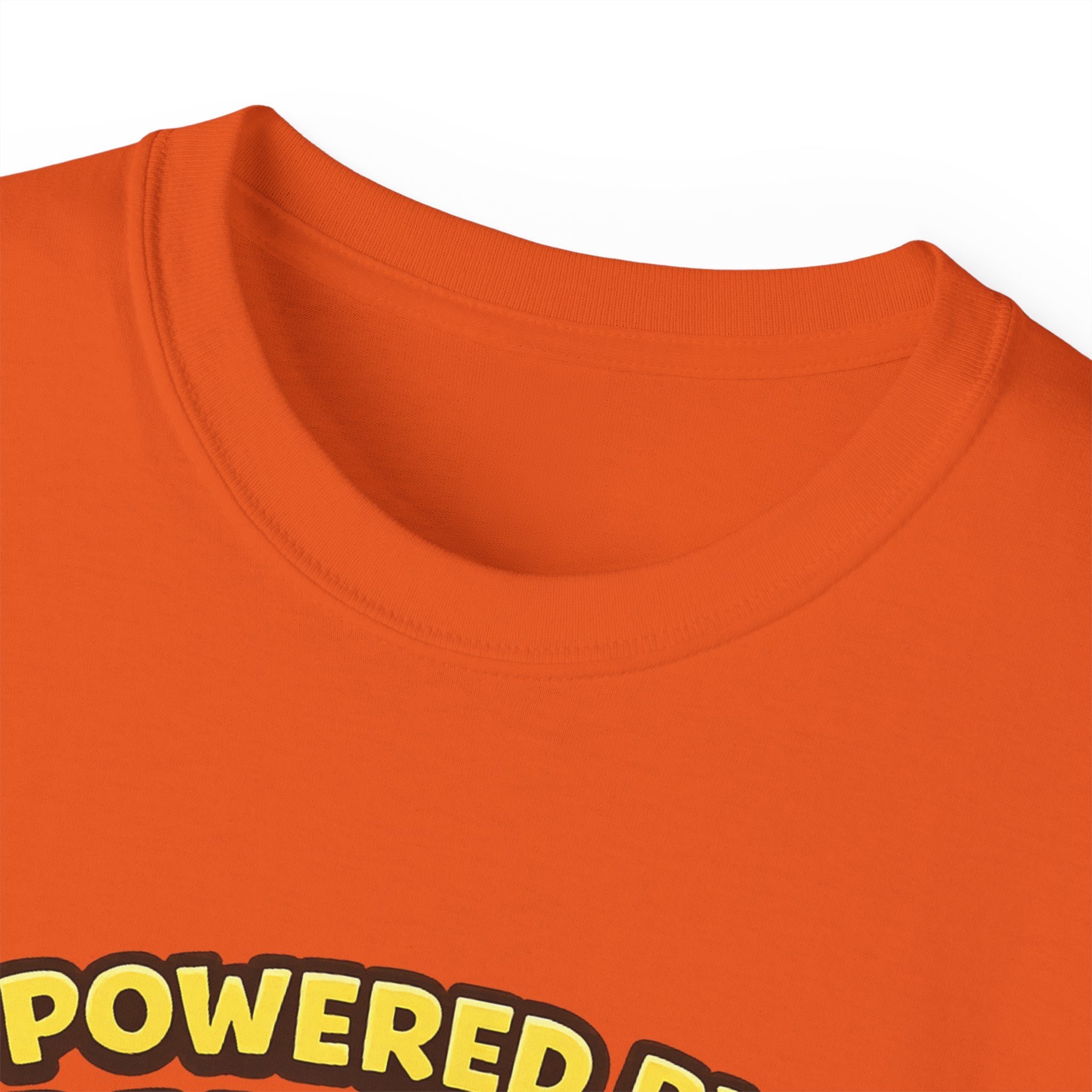 Powered by Bananas Tee — Cute Surfing Monkey & Teddy Graphic Shirt