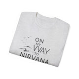 On My Way to Nirvana T-Shirt — Minimal Mountain Graphic Tee