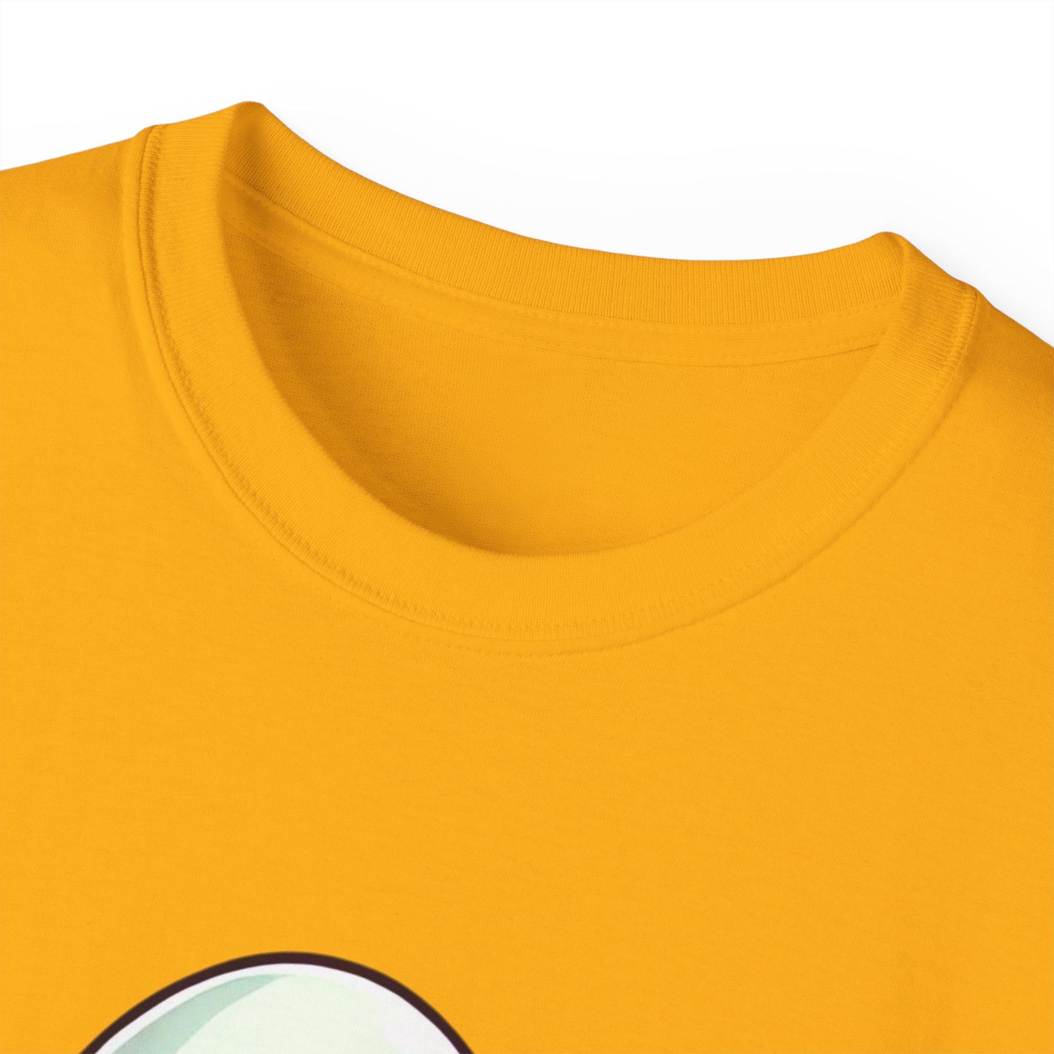 Eggs-cuse Me! Cute Egg Riding Bike T-Shirt — Funny Bicycle Cartoon Tee