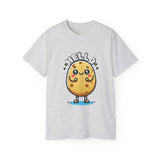 Hello Potato Cute Kawaii Tee — Funny Cartoon Veggie Shirt