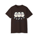 Cute Egg Friends T‑Shirt — "Good Vibes Only" Kawaii Tee