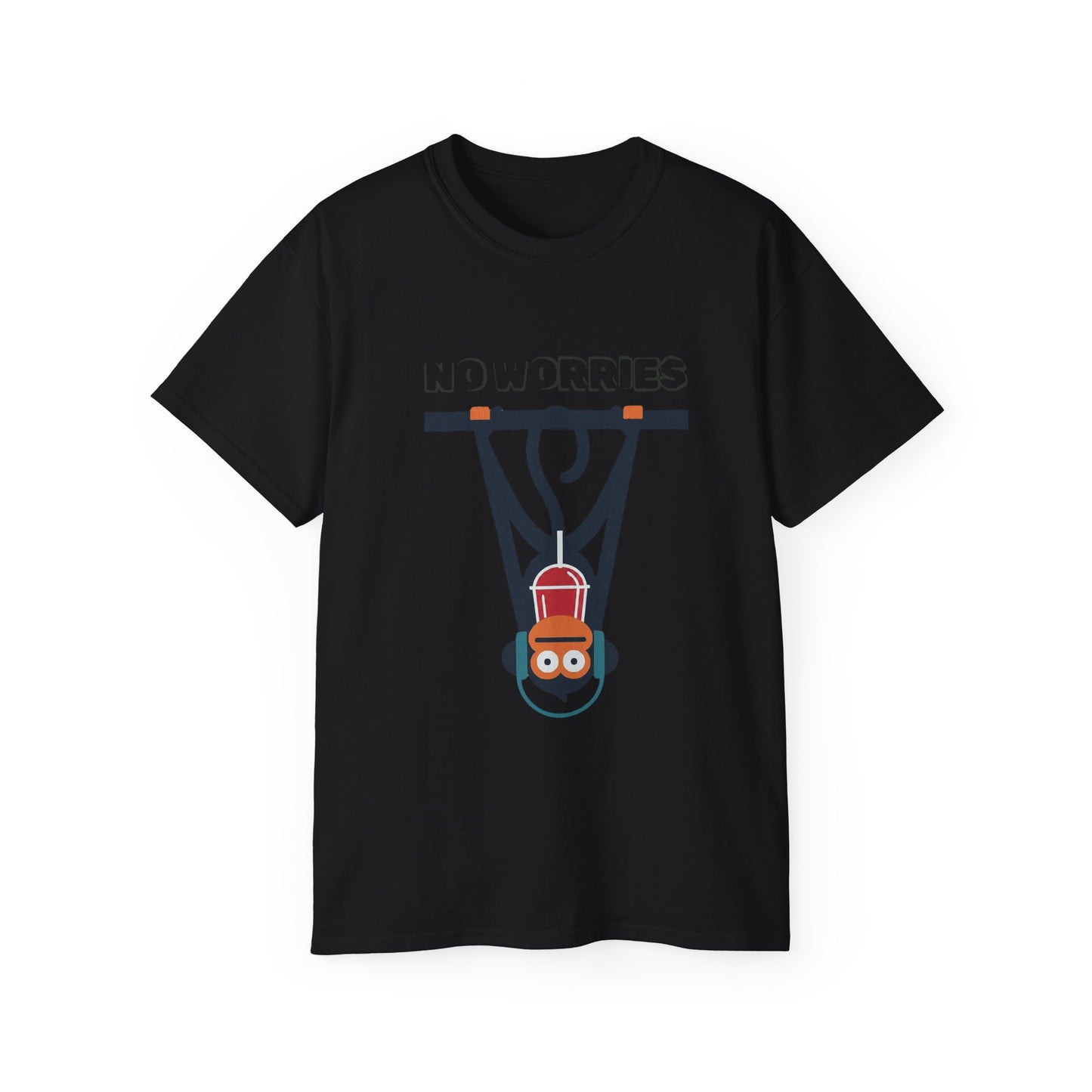 No Worries Sloth T‑Shirt — Cute Hanging Sloth Graphic Tee