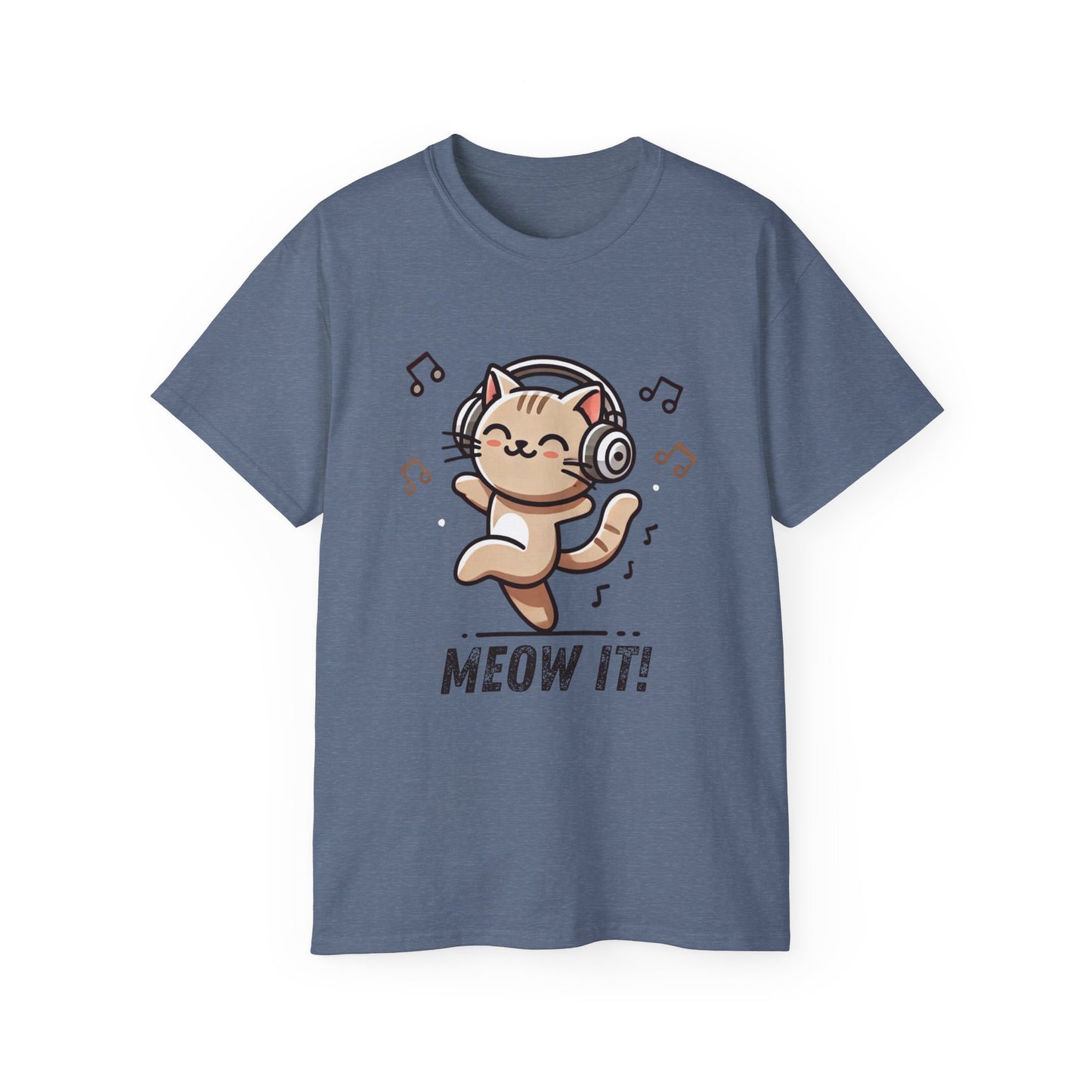 Meow It! Dancing Cat Headphones T-Shirt
