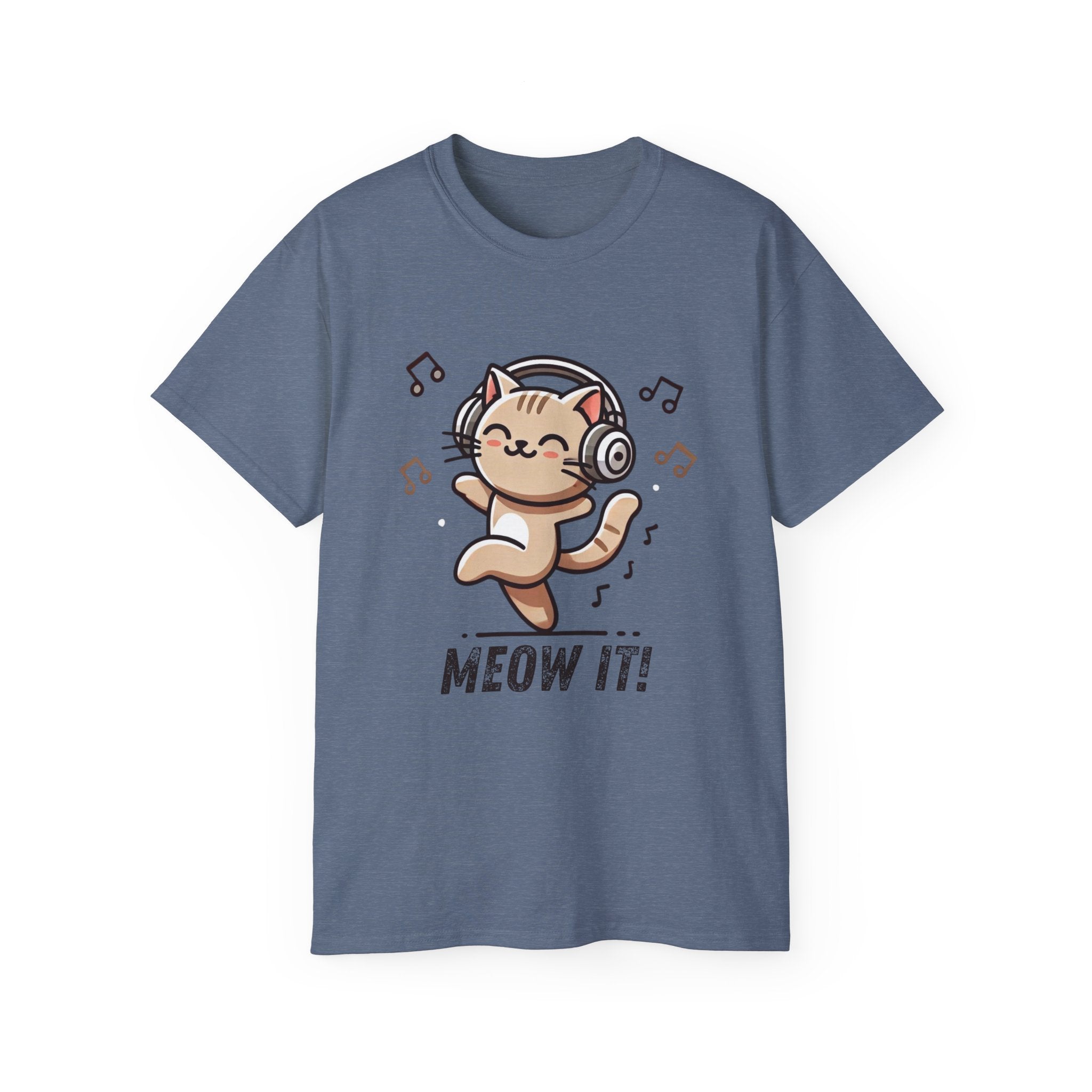 Meow It! Dancing Cat Headphones T-Shirt