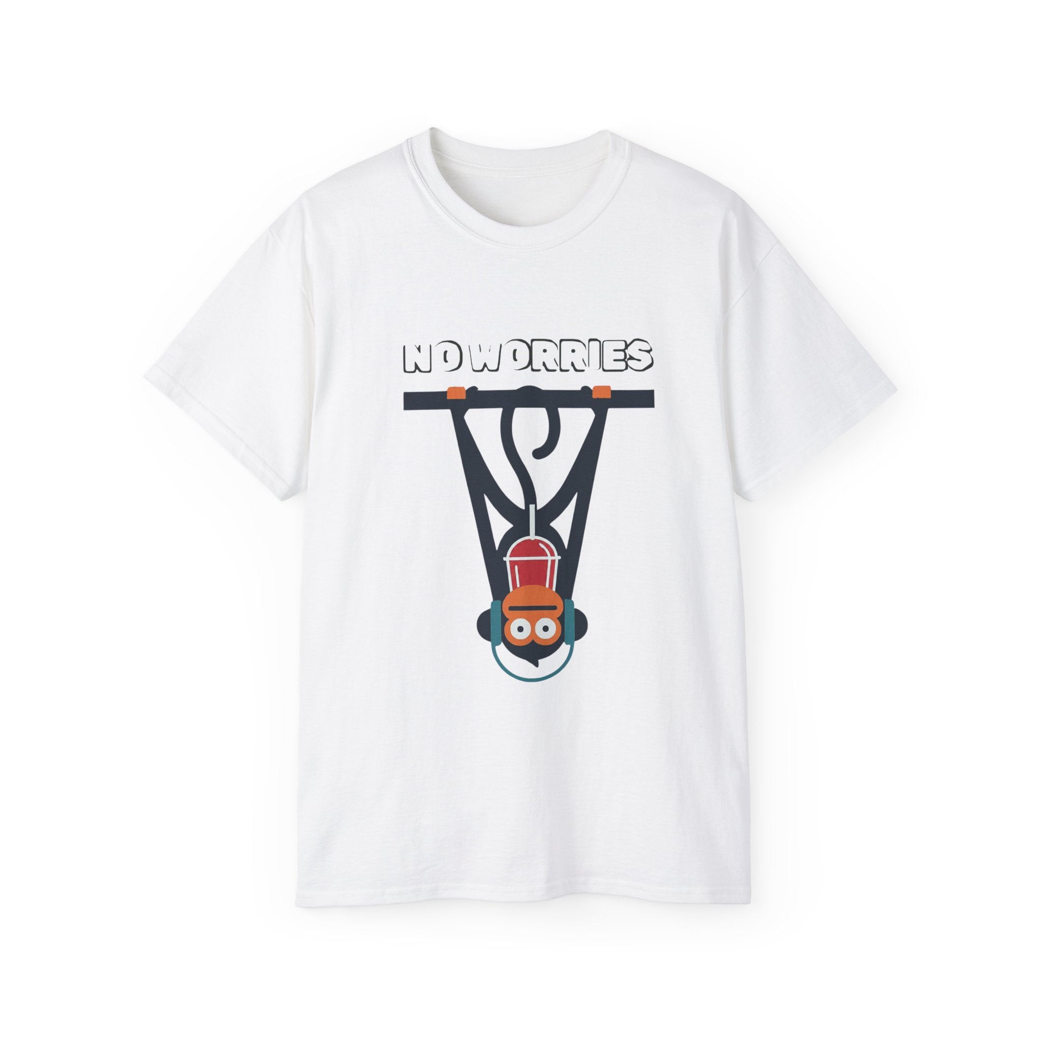 No Worries Sloth T‑Shirt — Cute Hanging Sloth Graphic Tee