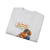 T-Shirt — 'Am I the Cutest Monkey Around?' Cute Monkey & Teddy Graphic Tee