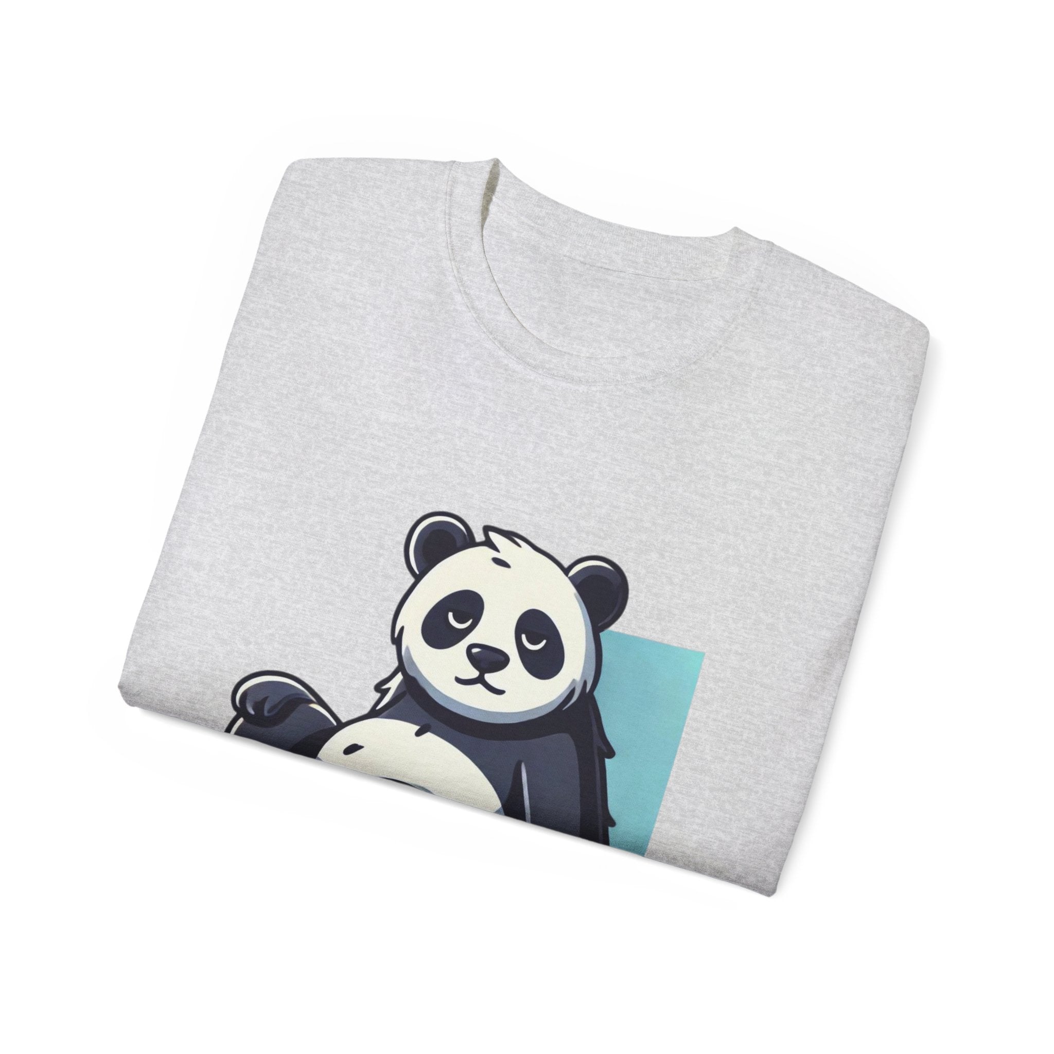 Energy Efficient Panda T-Shirt — "I'm Not Lazy, I'm Energy Efficient" Cute Graphic Tee