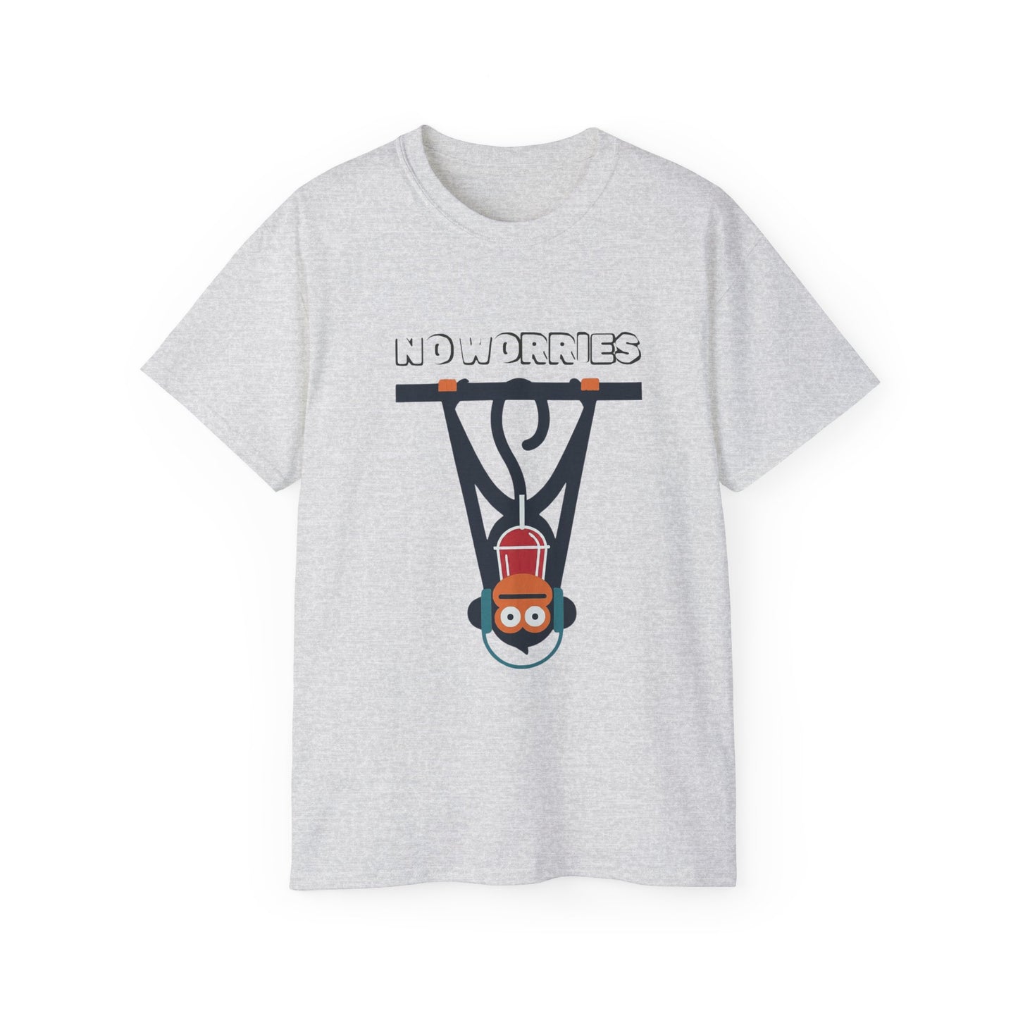 No Worries Sloth T‑Shirt — Cute Hanging Sloth Graphic Tee
