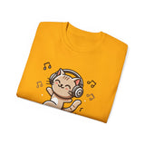 Meow It! Dancing Cat Headphones T-Shirt