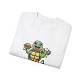 Turtle Fitness Tee — "Fun Today, Fit Tomorrow" Cute Workout Graphic Shirt