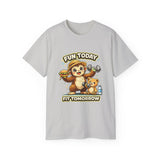 T-Shirt — “Fun Today, Fit Tomorrow” Sloth Workout Graphic Tee