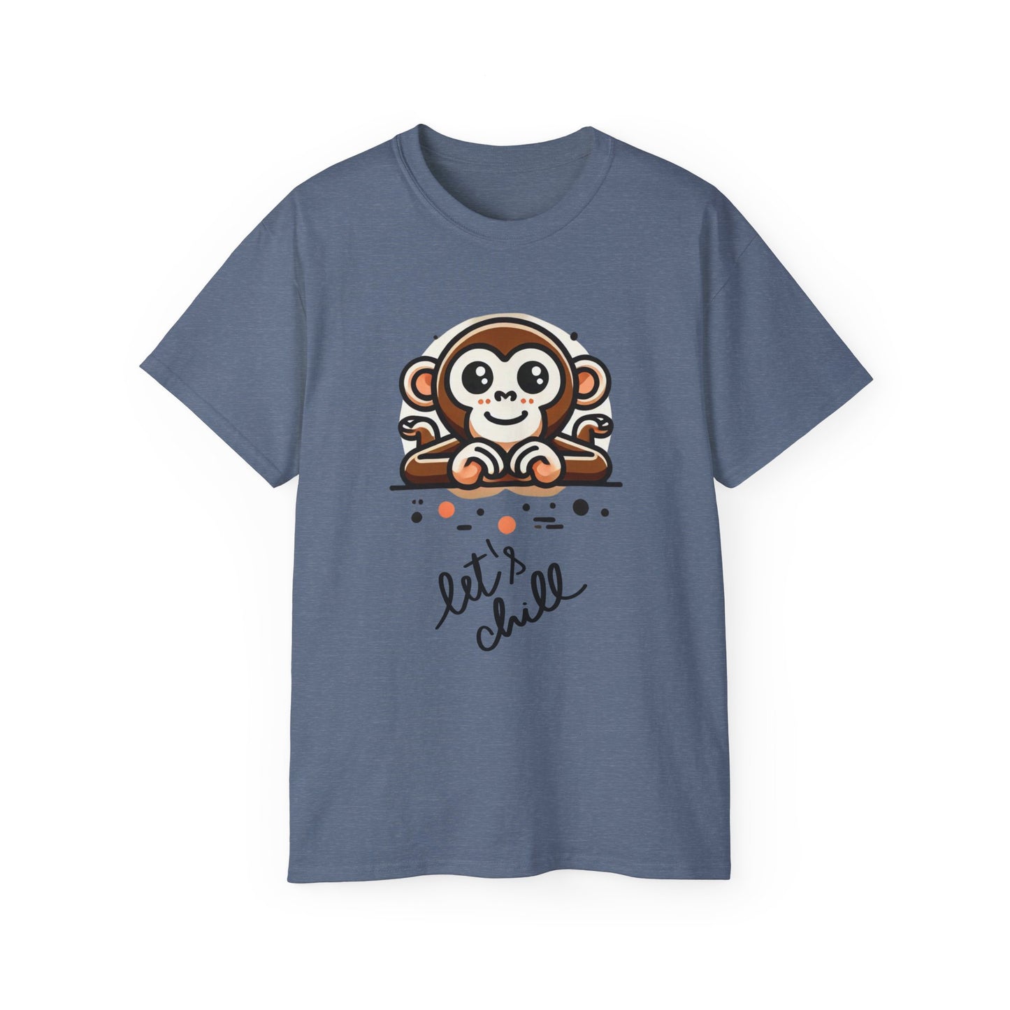 Let's Chill Monkey T-Shirt — Cute Relaxed Graphic Tee