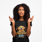 T-Shirt — "Pawfect Life" Golden Retriever Graphic Tee