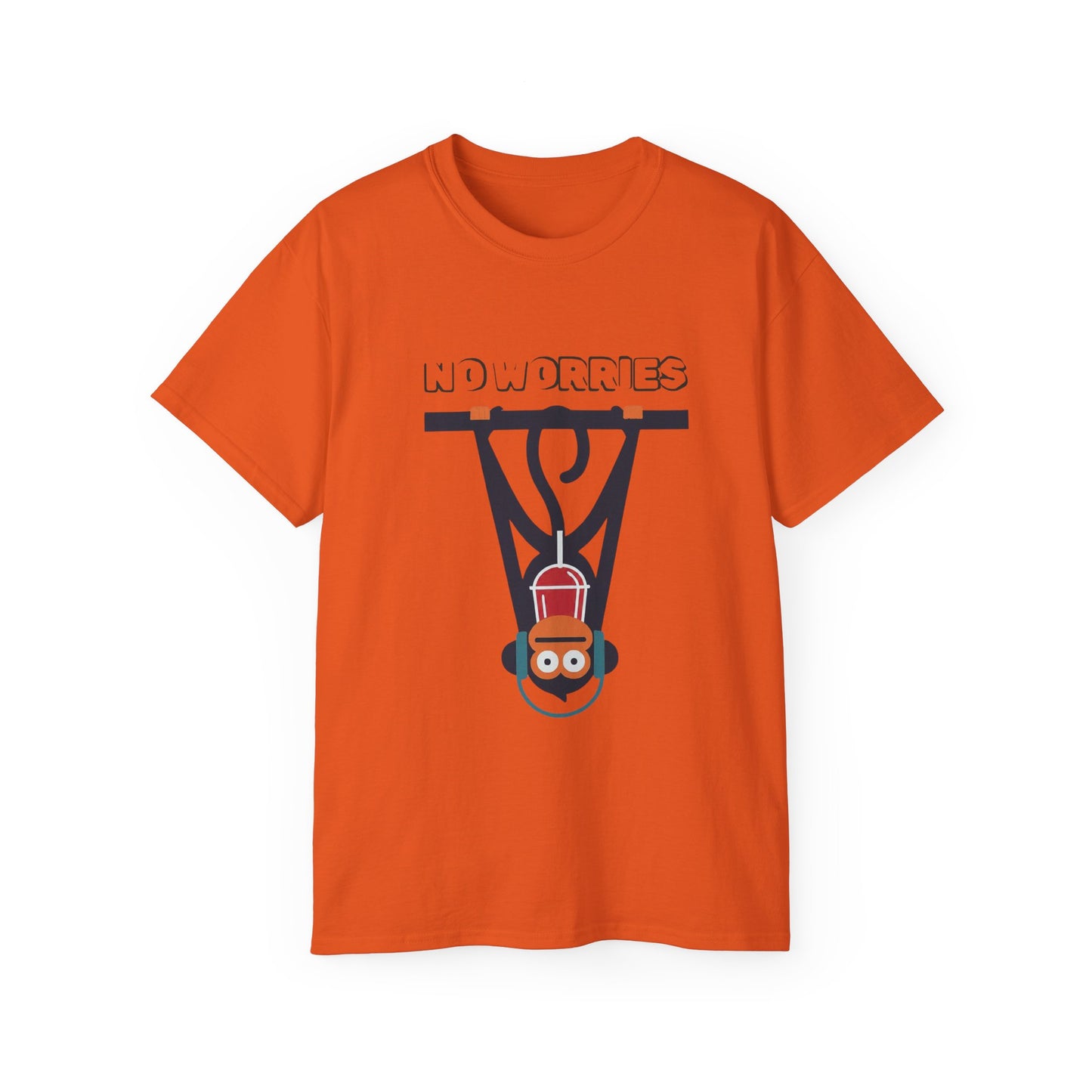 No Worries Sloth T‑Shirt — Cute Hanging Sloth Graphic Tee
