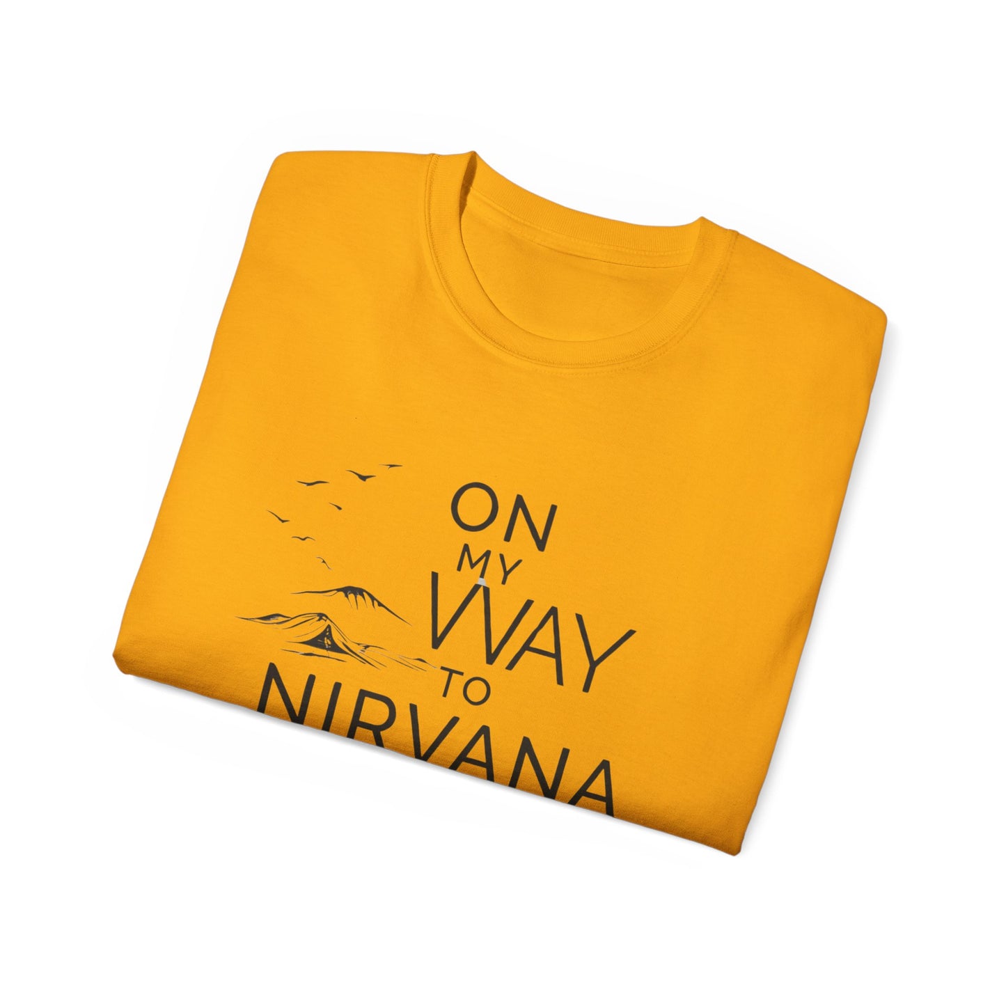 On My Way to Nirvana T-Shirt — Minimal Mountain Graphic Tee