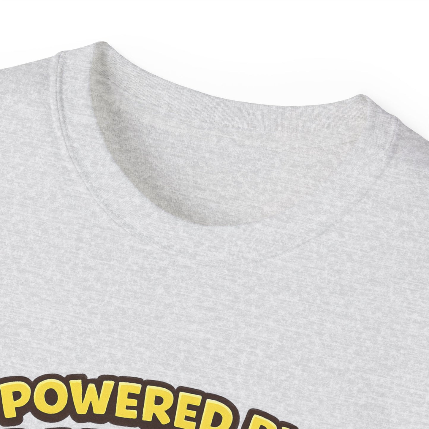 Powered by Bananas Tee — Cute Surfing Monkey & Teddy Graphic Shirt