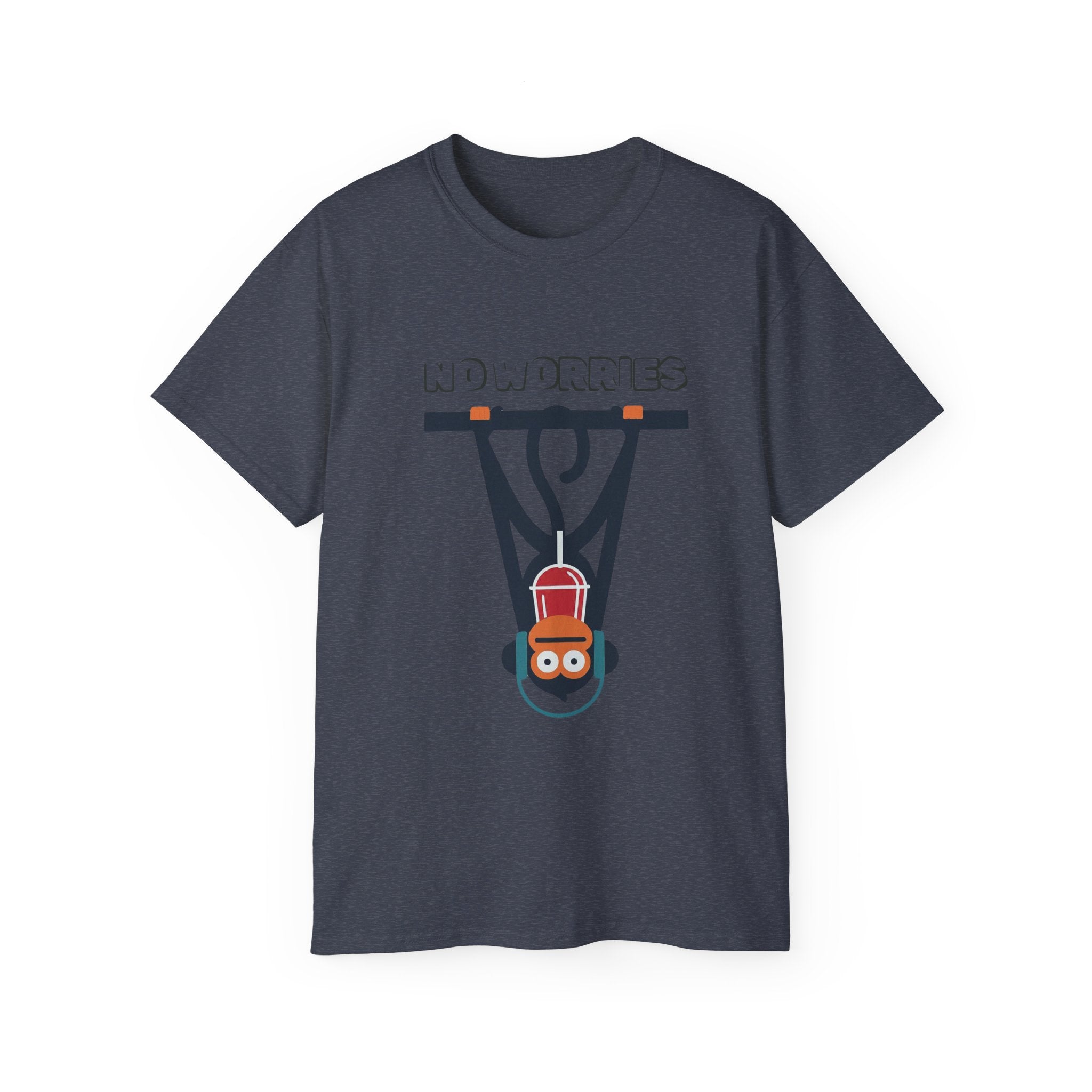 No Worries Sloth T‑Shirt — Cute Hanging Sloth Graphic Tee