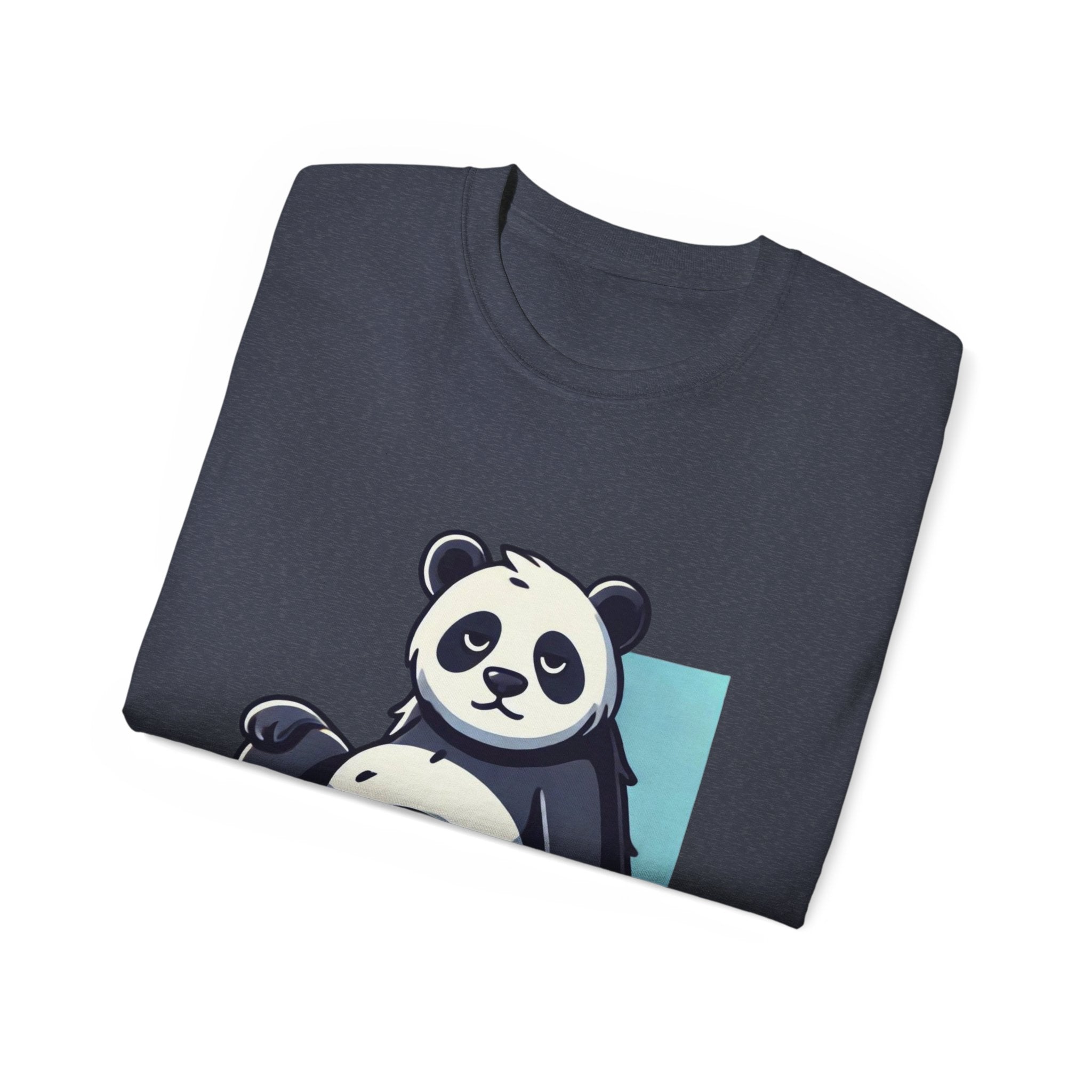 Energy Efficient Panda T-Shirt — "I'm Not Lazy, I'm Energy Efficient" Cute Graphic Tee