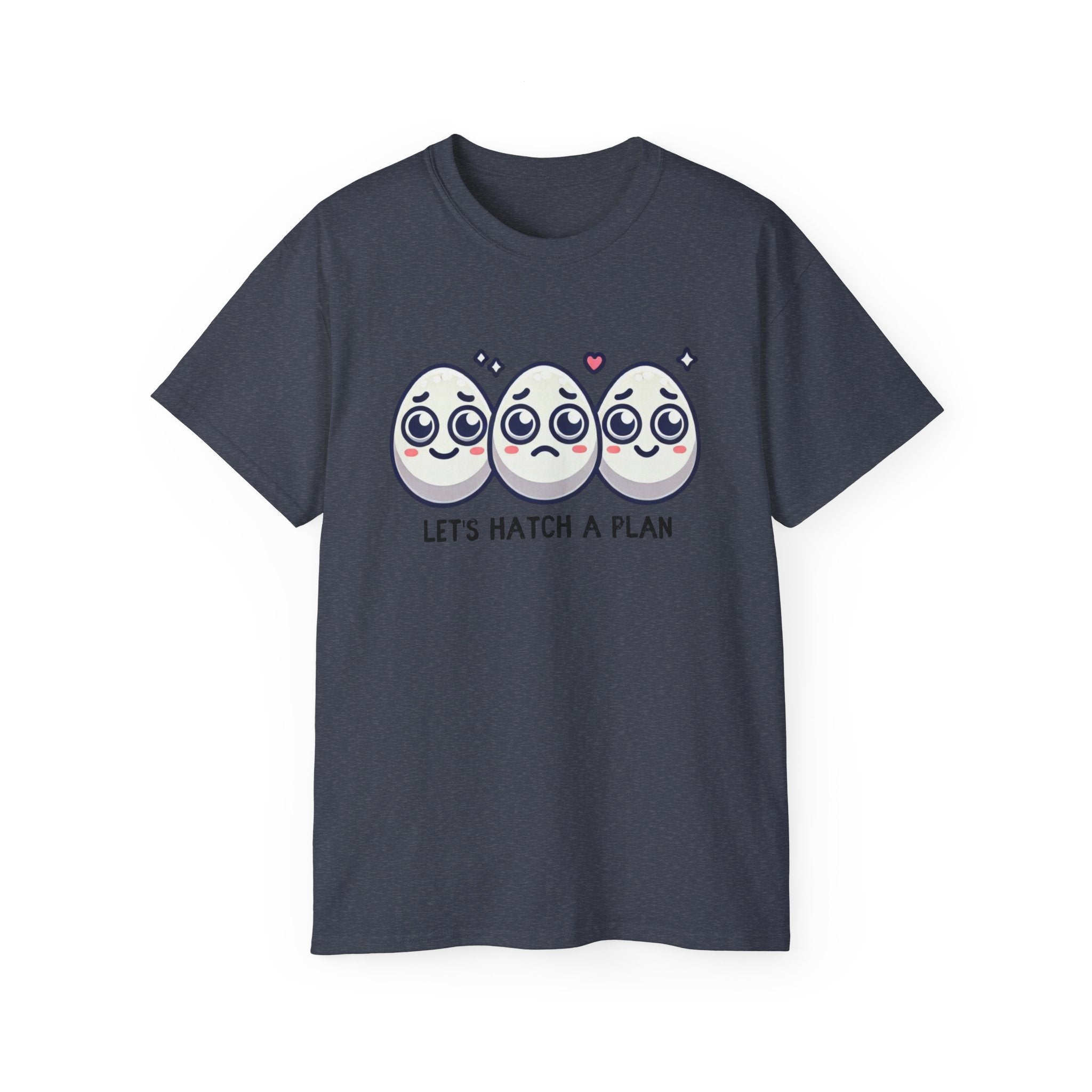 Let's Hatch a Plan Tee — Cute Egg Trio Graphic T-Shirt