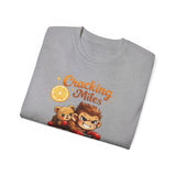 Cracking Miles Monkey Bike Tee — Cute Bear Rider Graphic T-Shirt