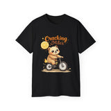 Cracking Miles Cute Bear on Bicycle T‑Shirt
