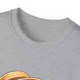 Cute Sloth Summer Tee — Sloth with Bubble Tea & Citrus Illustration Shirt