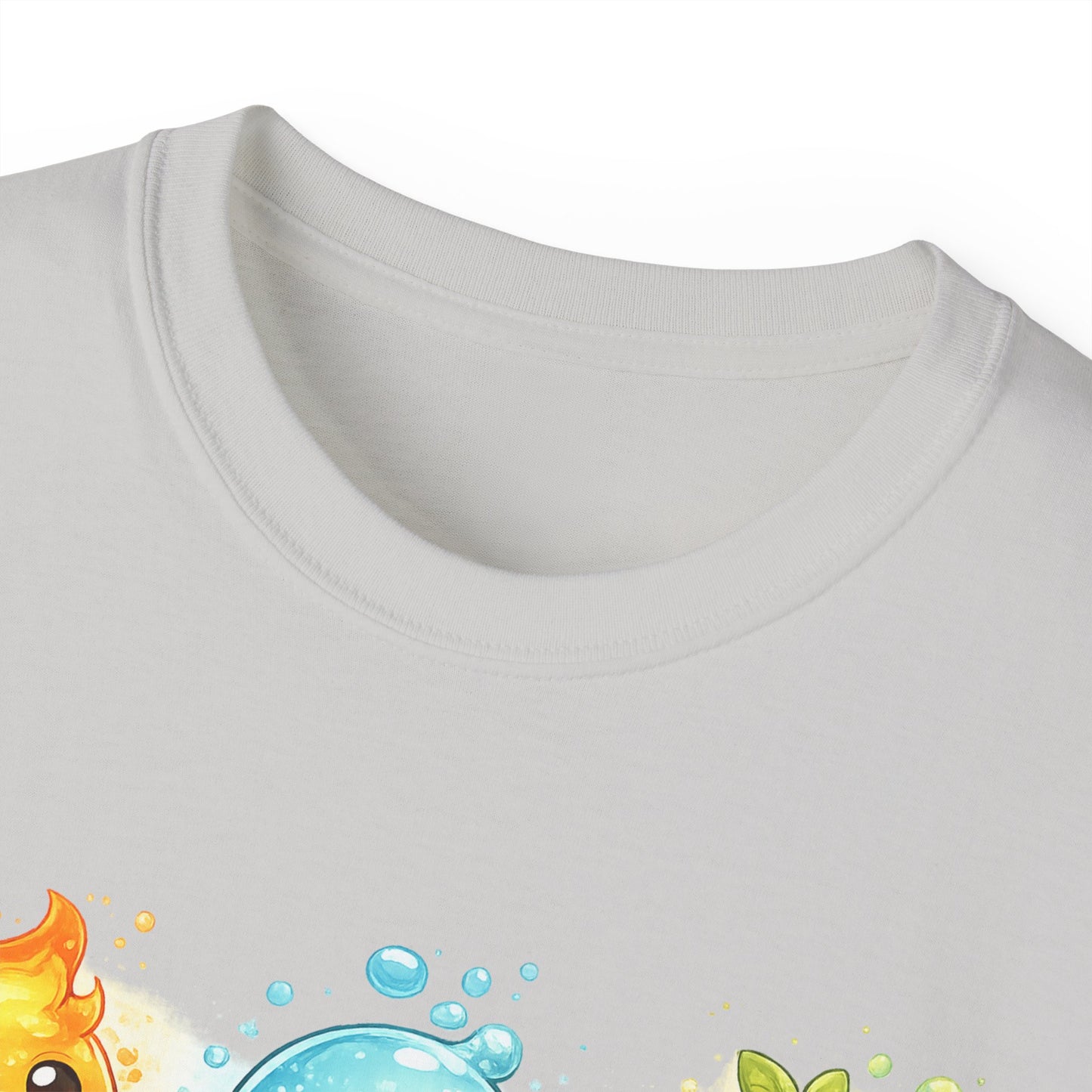 Cute Trio Slime Tee — Colorful Kawaii Slime Characters T-Shirt