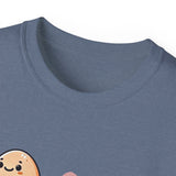 Cracking Miles Cycling T‑Shirt — Cute Egg Biker Tee
