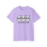 Let's Hatch a Plan Tee — Cute Egg Trio Graphic T-Shirt