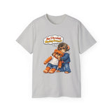 T-Shirt — 'Am I the Cutest Monkey Around?' Cute Monkey & Teddy Graphic Tee