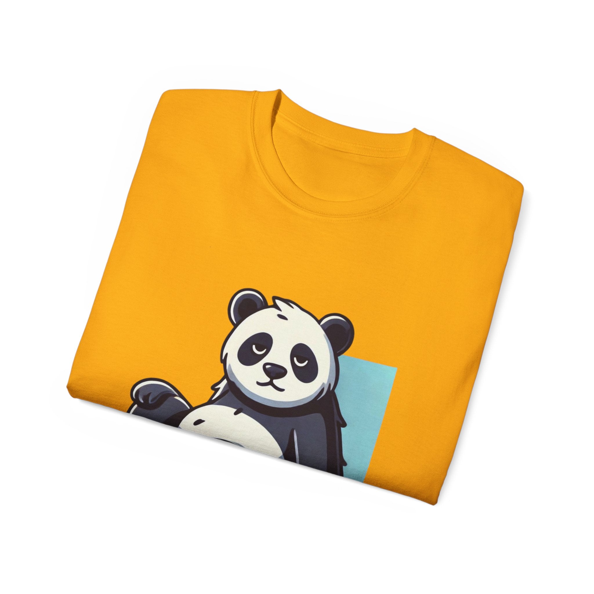 Energy Efficient Panda T-Shirt — "I'm Not Lazy, I'm Energy Efficient" Cute Graphic Tee
