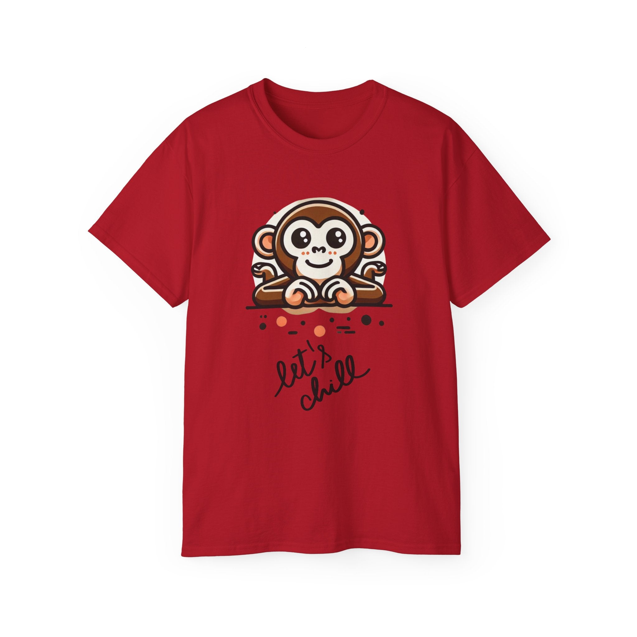 Let's Chill Monkey T-Shirt — Cute Relaxed Graphic Tee