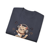 Meow It! Dancing Cat Headphones T-Shirt