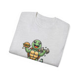 Turtle Fitness Tee — "Fun Today, Fit Tomorrow" Cute Workout Graphic Shirt